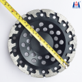 China Manufacture Diamond 180mm T-shaped Grinding Cup Wheel for Concrete Floor